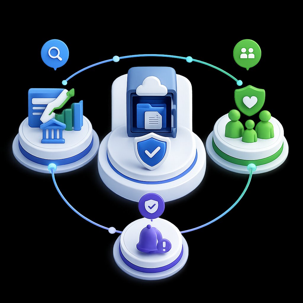 KINVIYO ecosystem - family awareness with shield